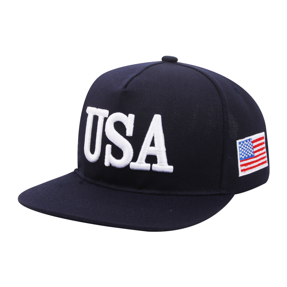 Wholesale New Truck Driver Baseball Cap 
 Embroidered Flat-brimmed Hat Men's and Women's Outdoor Sunscreen Hat