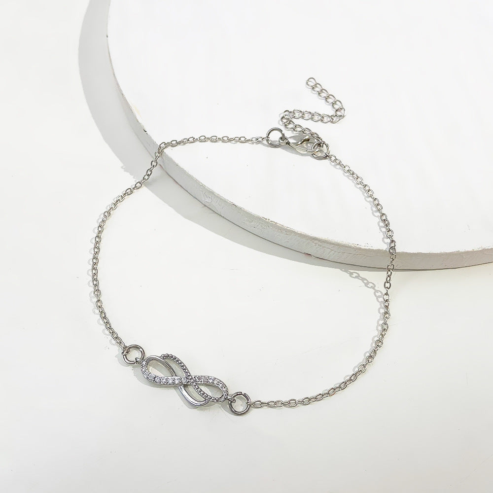 Wholesale Vintage Infinity Link Anklet