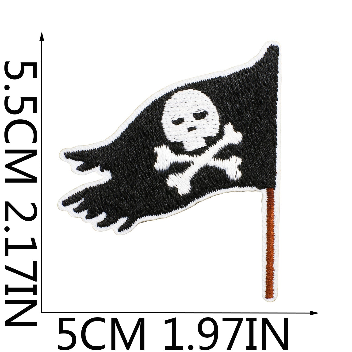 Wholesale Pirate Ship Embroidery Patch Iron On Treasure Map Cartoon Telescope Decorative DIY Accessory For Clothing Party And Gift