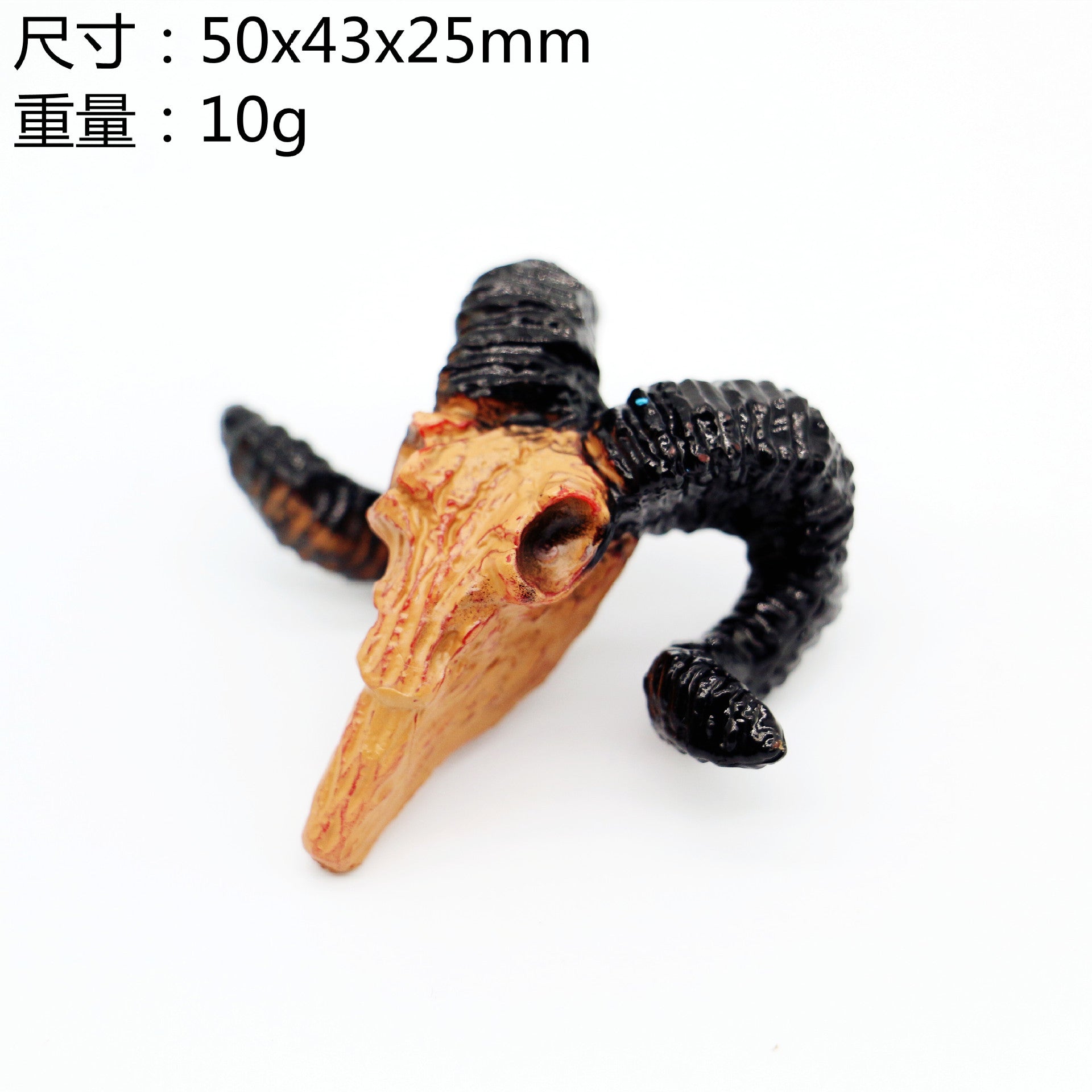 Wholesale Dollhouse1:12 Doll House animal skull horror wall decoration model holiday decoration accessories