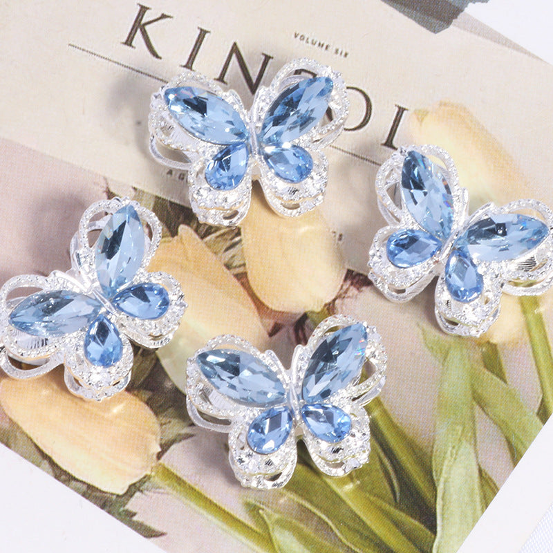 Wholesale 10pcs Colorful rhinestone bow Crystal Beads