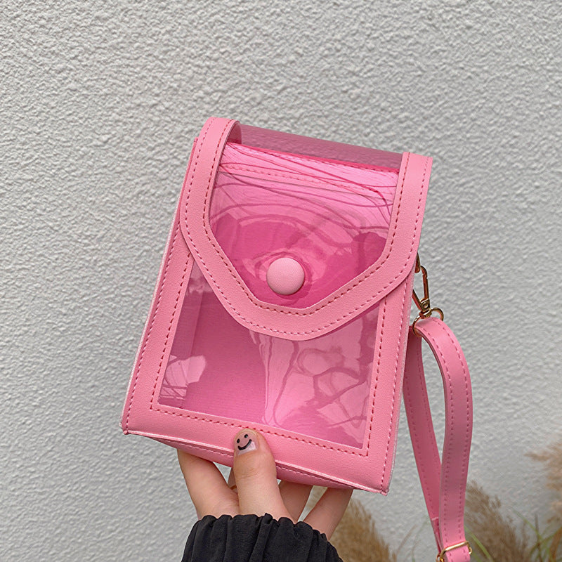 Wholesale PU Solid Color Mini Phone Bag