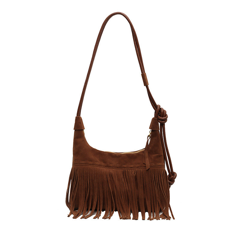 Wholesale Bohemian Tassel Vintage Shoulder Crossbody Bag