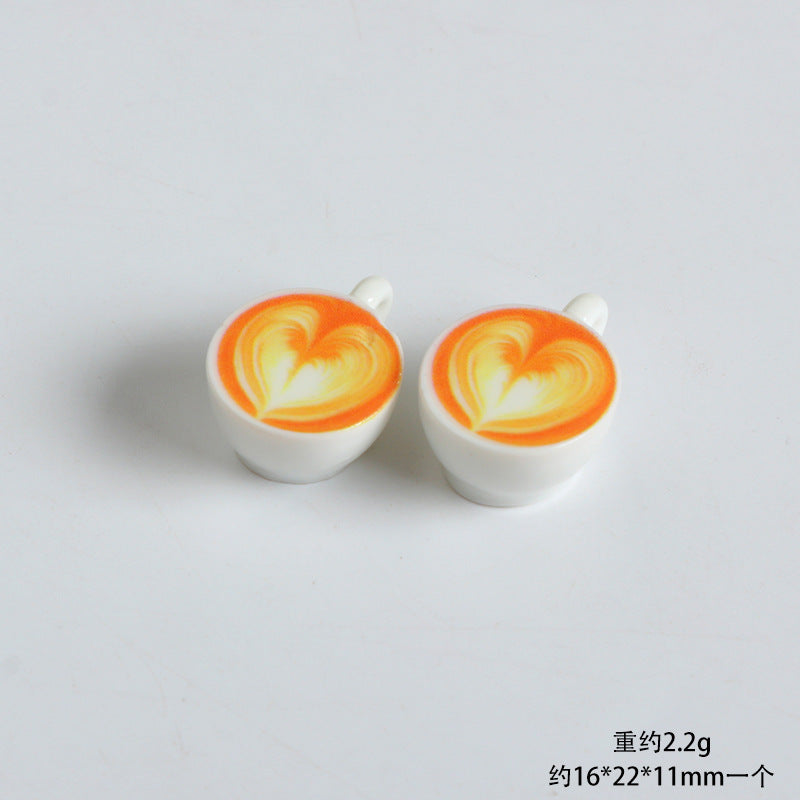 Wholesale Miniature Doll House Ornaments  Latte Art Coffee Cups  Doll Accessories