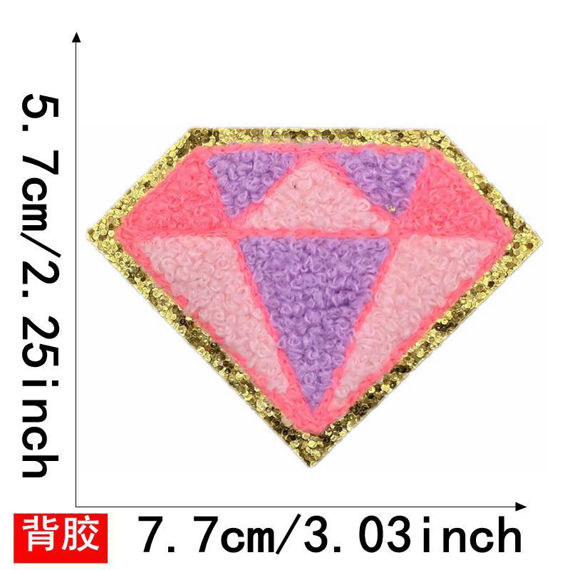 Wholesale Embroidered Patch Set Of 14 Decorative Fashion Accessory For Bags Clothing Gift Boutique Resale