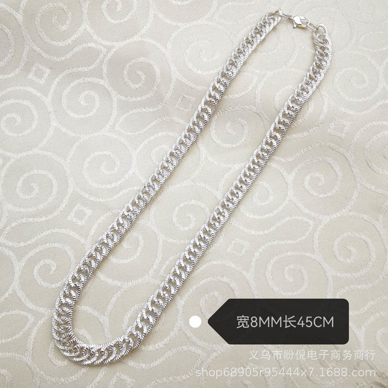 Wholesale Simulated Gold Chain Tycoon Photo Props Hip-hop Style Domineering Men's Big Gold Necklace