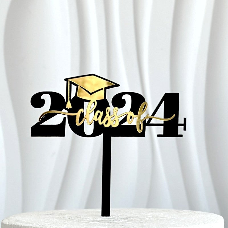 Wholesale Acrylic Graduation Happy Cake Card Decoration