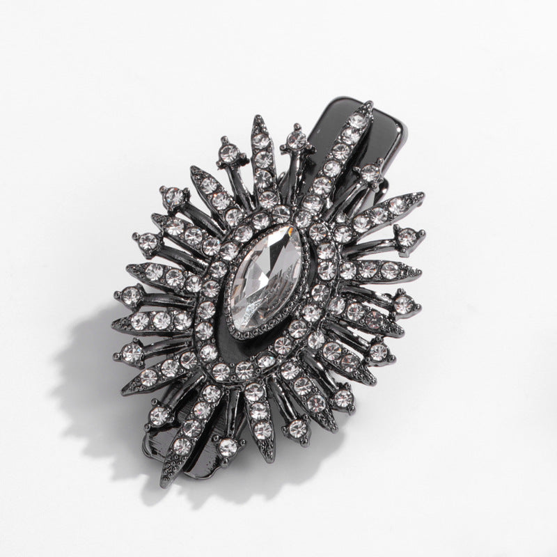 Wholesale Metal Pearl and Diamond Duckbill Clip