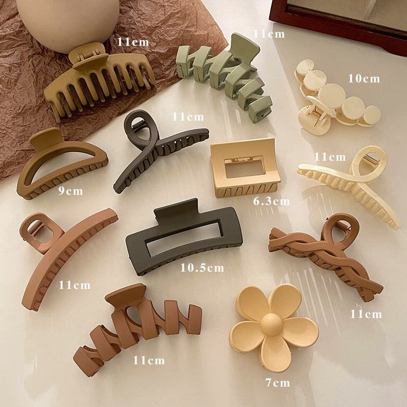 Wholesale Frosted Large Size Hair Clips