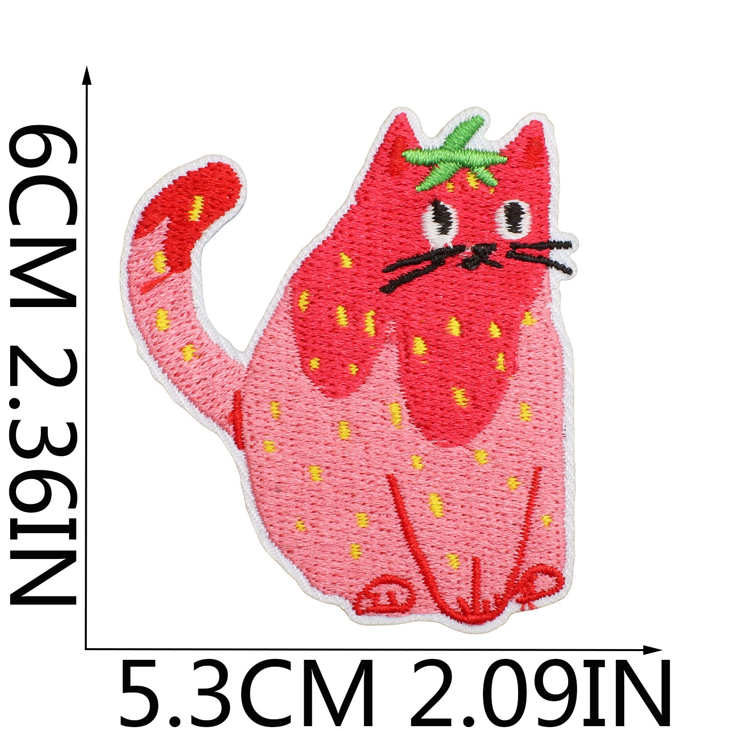 Wholesale Sweet Strawberry Embroidered Cloth Sticker Clothes Decoration Patch