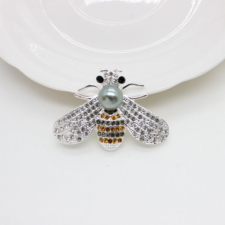 Accesorios de aleación de aleación de bricolaje para el automóvil de la abeja perla al por mayor