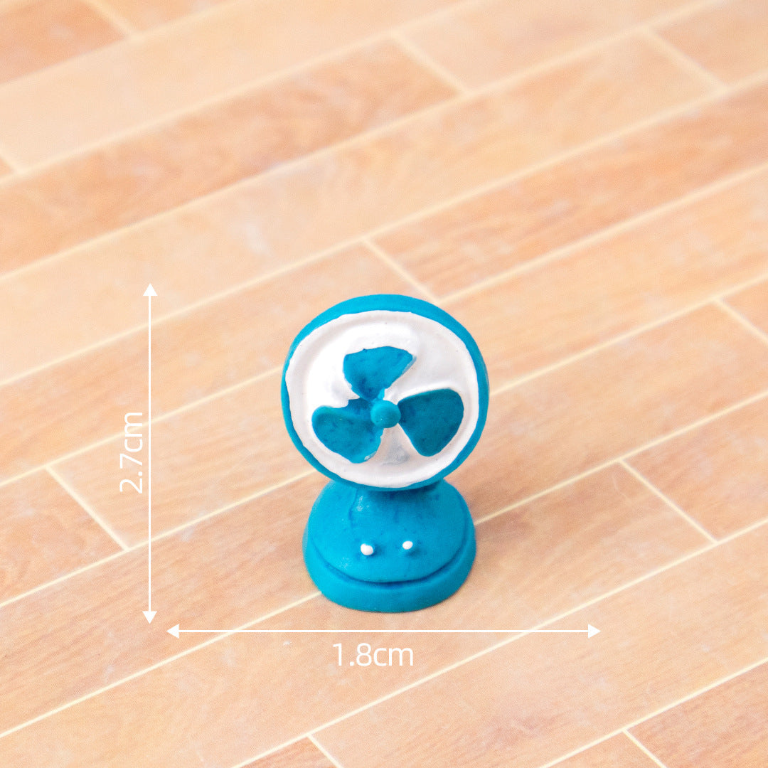 Wholesale 3pcs Simulation Retro Home Appliances TV Radio Micro Landscape Mini  Doll Accessories