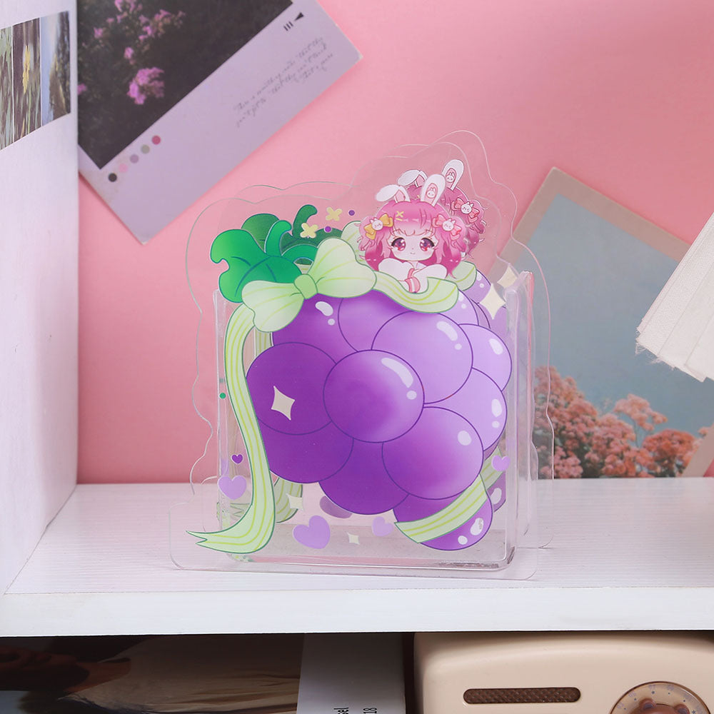 Wholesale  100 pcs Creative Cute Cartoon Acrylic Pen Holder