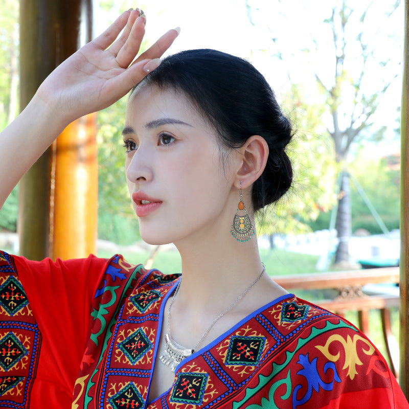 Wholesale Vintage Bohemian Tassel Earrings