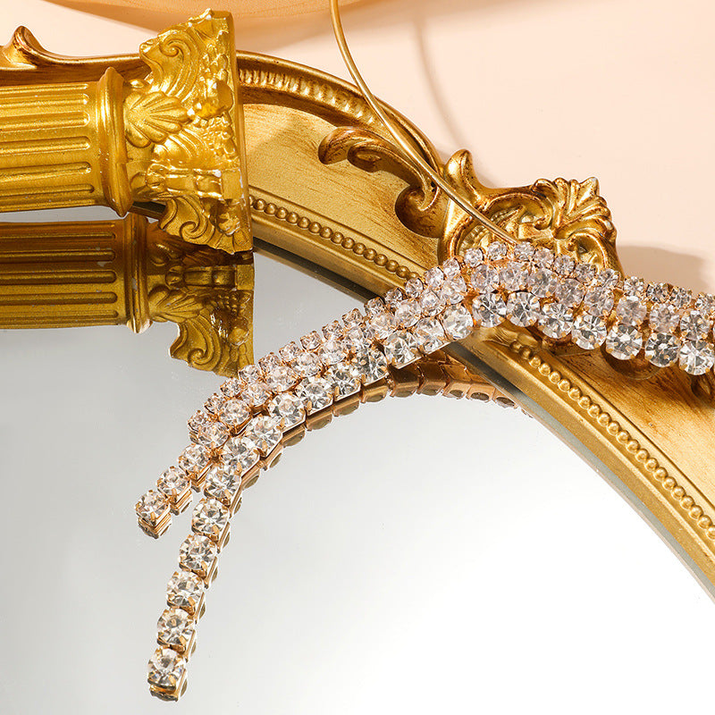 Wholesale Sparkling Rhinestone Patchwork Necklace