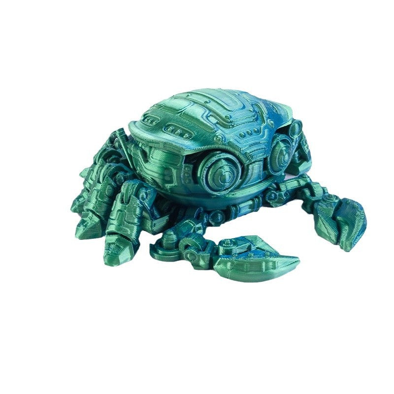 Wholesale 3D printed cyberpunk crab mechanical crab movable joint children' s gift toy