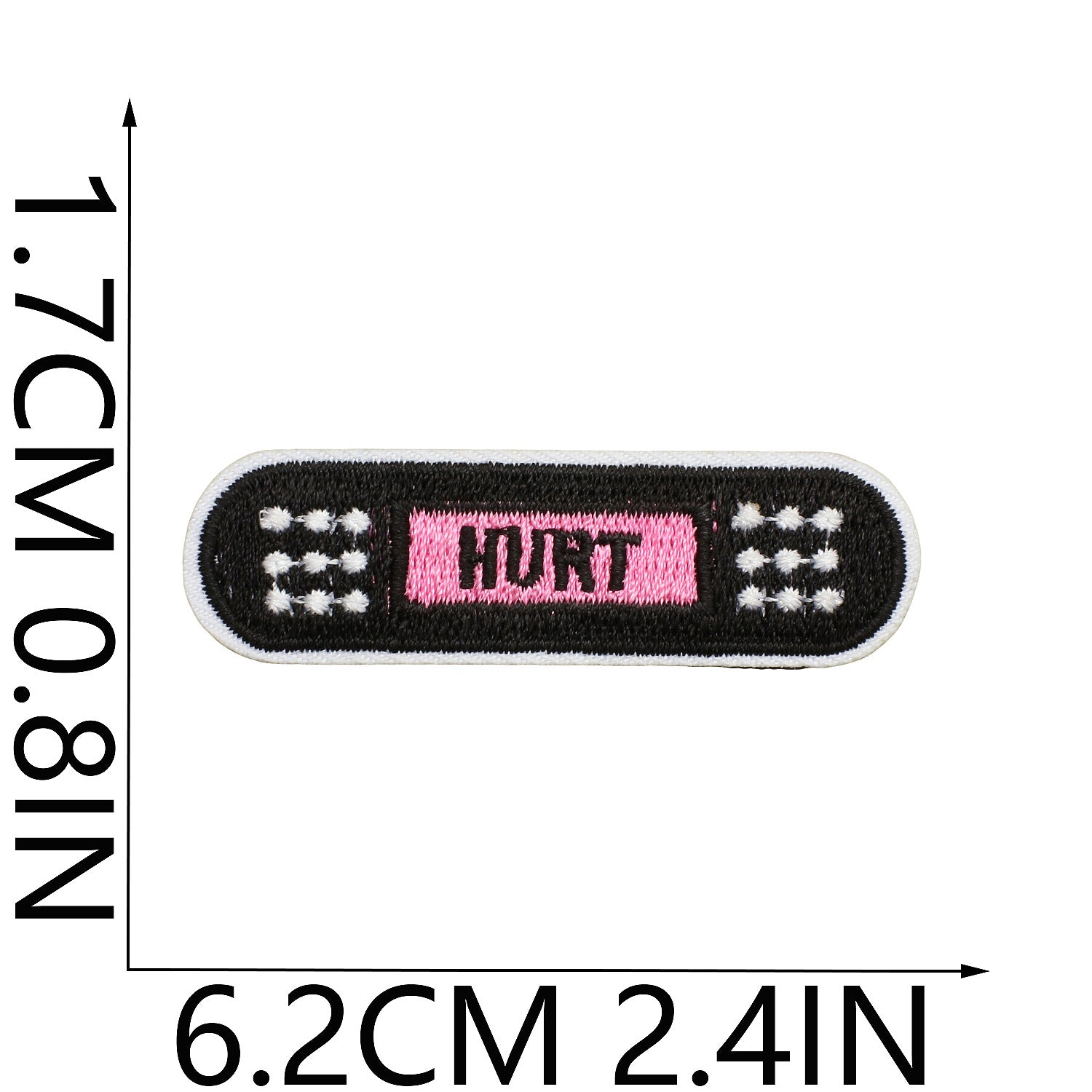 Wholesale Stylish Purple Eye Embroidery Patch Design Iron On Applique For Clothing DIY Fashion Accessory Gift