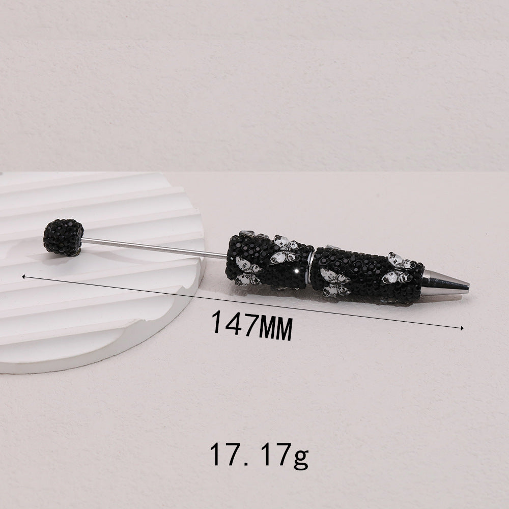 Wholesale  5pcs Butterfly Soft Clay Full Diamond Fancy Beadable Pens