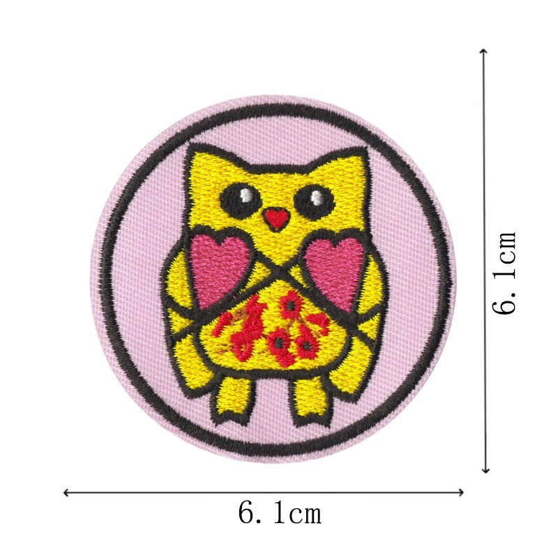 Wholesale Stylish Funny Cartoon Embroidered Iron On Patch Set Of 8 No Sew Applique For Clothing And Backpacks Fashion Accessory Boutique Resale