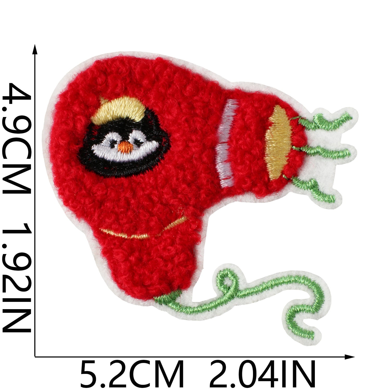 Wholesale Trendy Cute Bathing Penguin Embroidered Patch Iron On No Sew For Clothing Bags DIY Gift