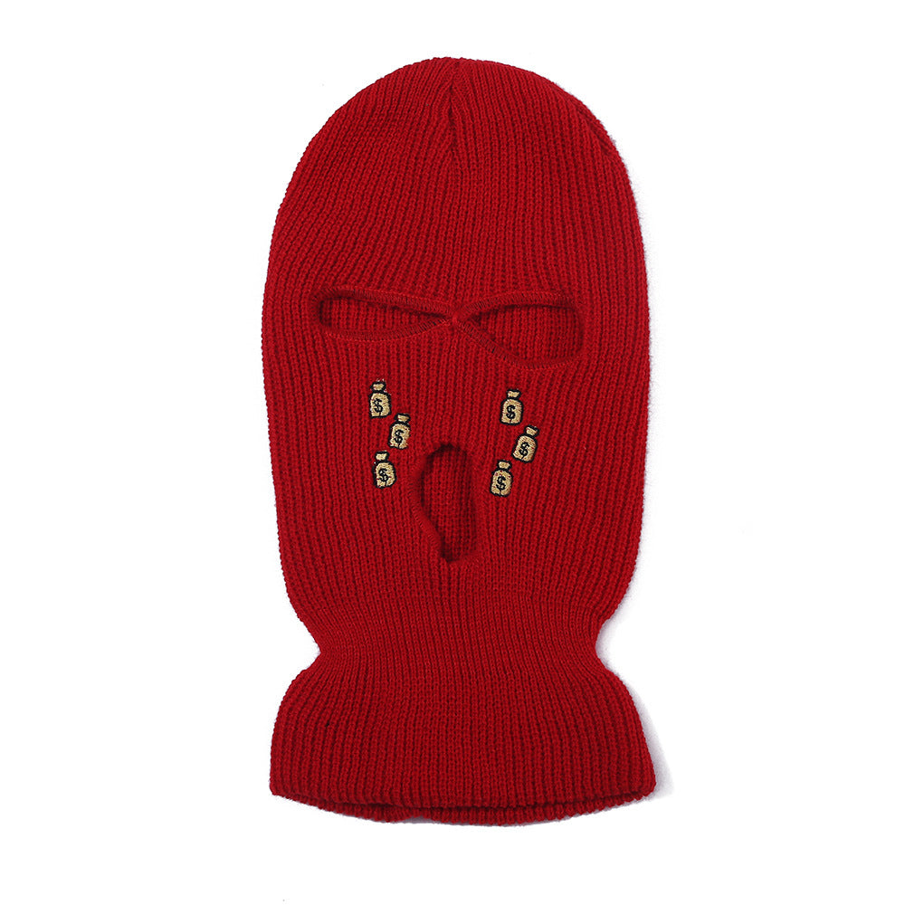 Wholesale Batch Winter Three Hole Hat Money Tears Knitted Hat