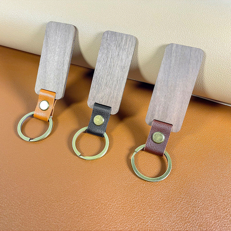 Wholesale DIY Blank Wooden Keychains