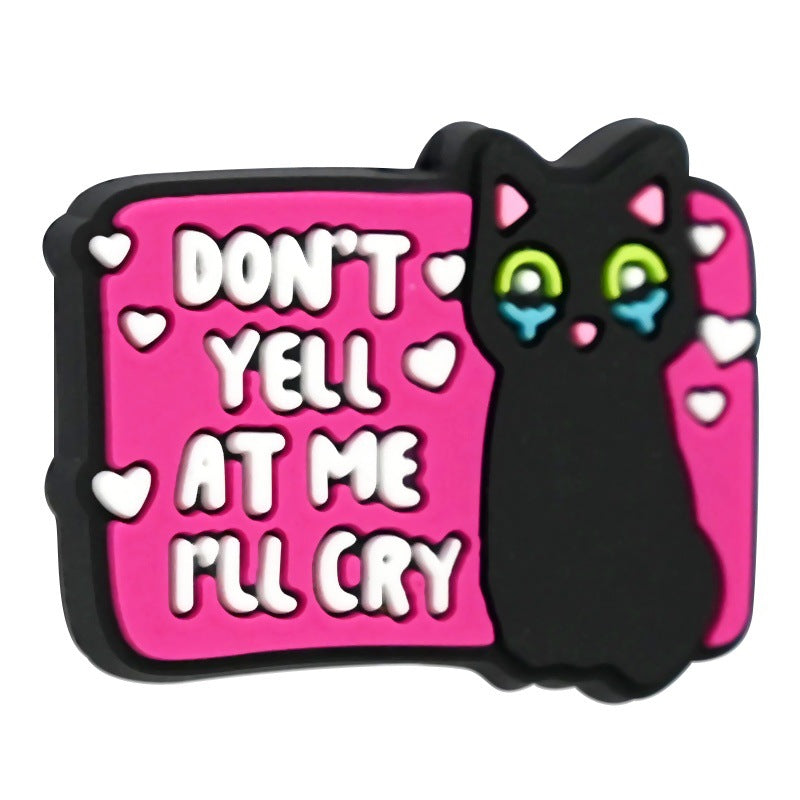 Wholesale Random 100pcs Color Inspirational Phrase Series Focal Beads