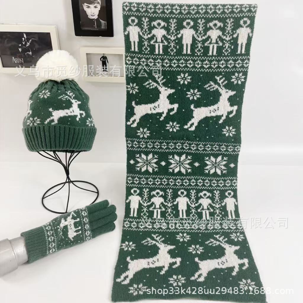 Wholesale Christmas Warm Winter Accessory Set