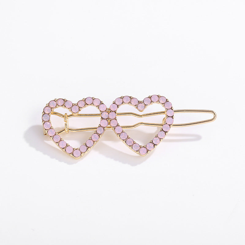 Wholesale Metal Diamond Geometric Hair Clips