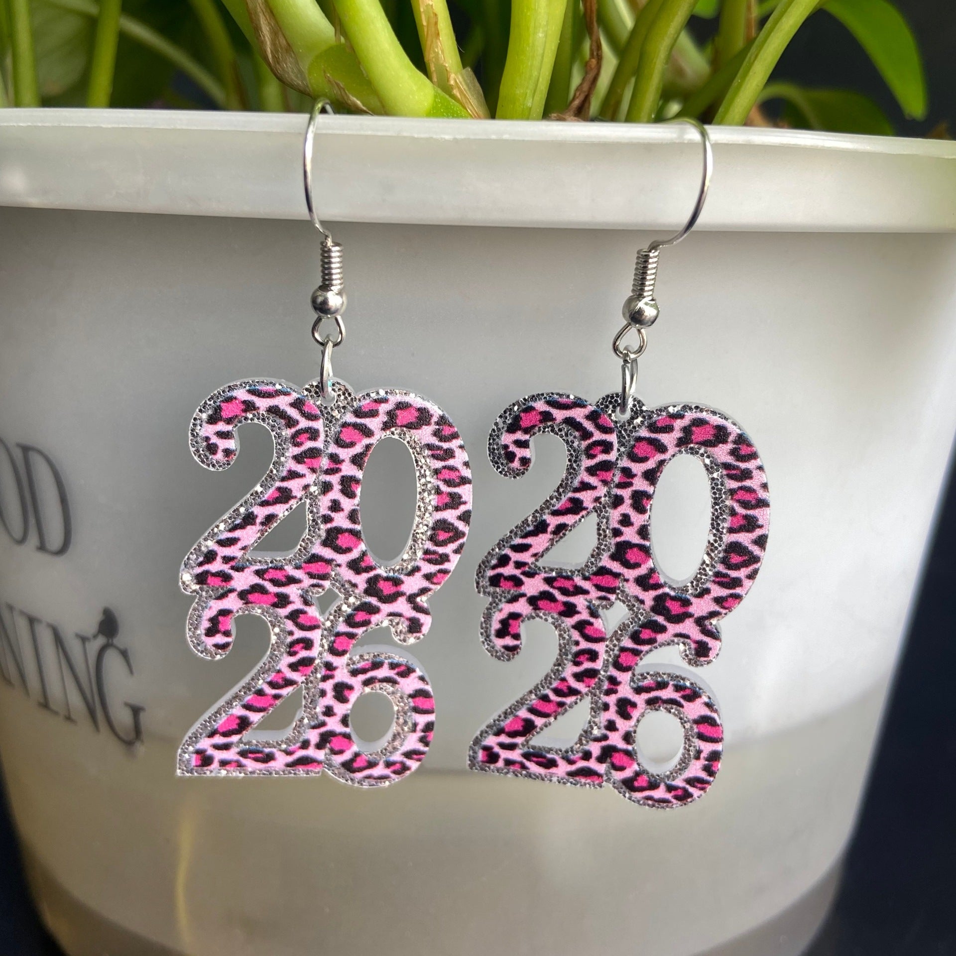 Wholesale 2026 Acrylic Digital Earrings