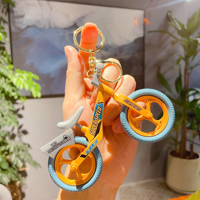 Wholesale Creative Assembled ABS Bicycle Model Keychain