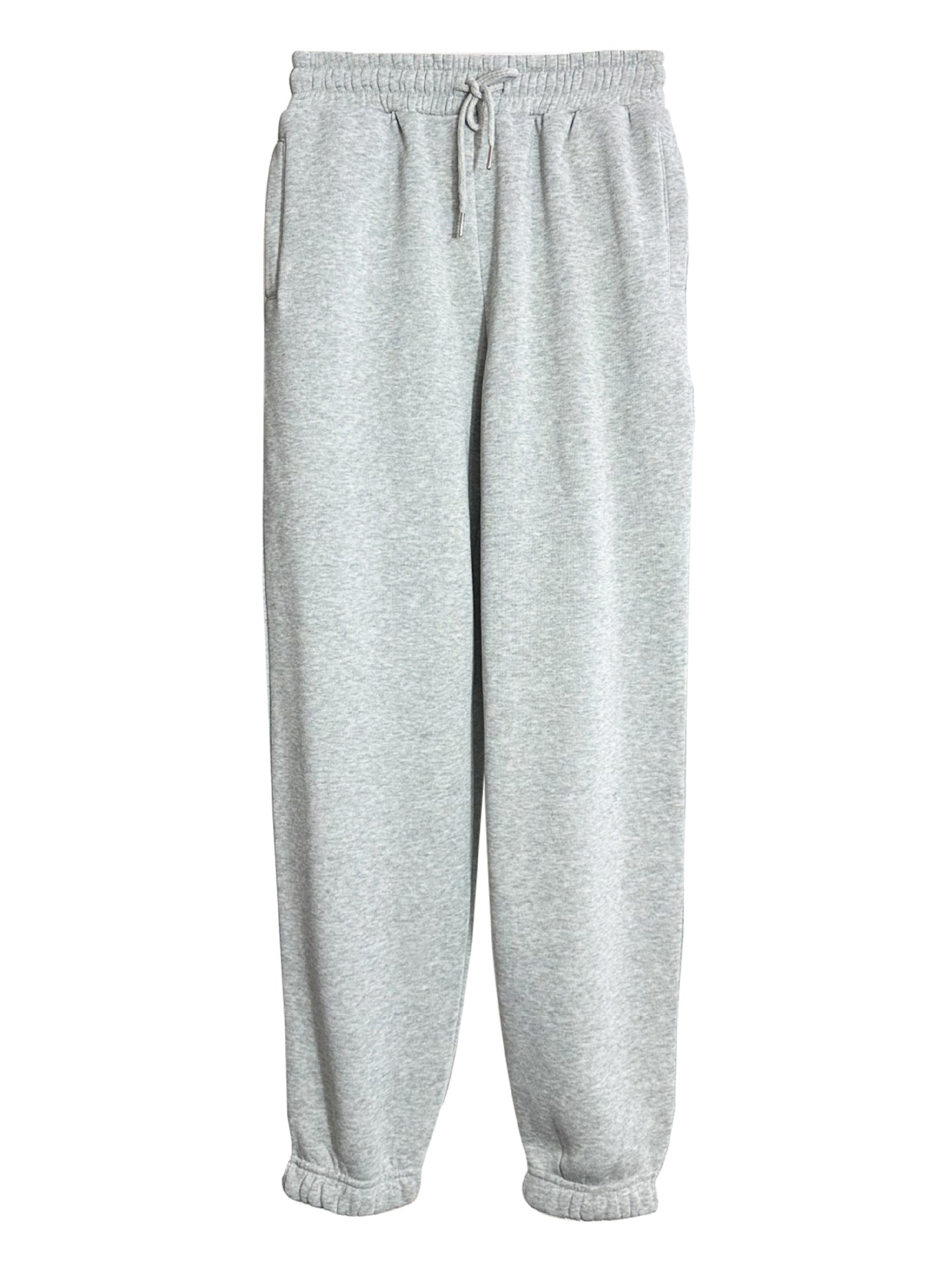 Wholesale Women's Solid Color fleece-lined Pants Casual Sports Jogging High Waist Loose Leg-toe Household Casual Pants