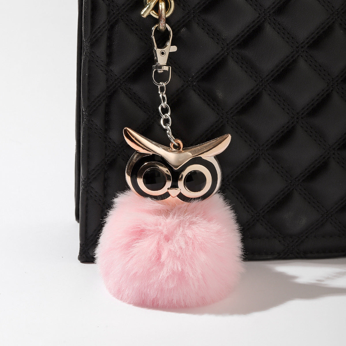 Wholesale Acrylic Owl Plush Keychain