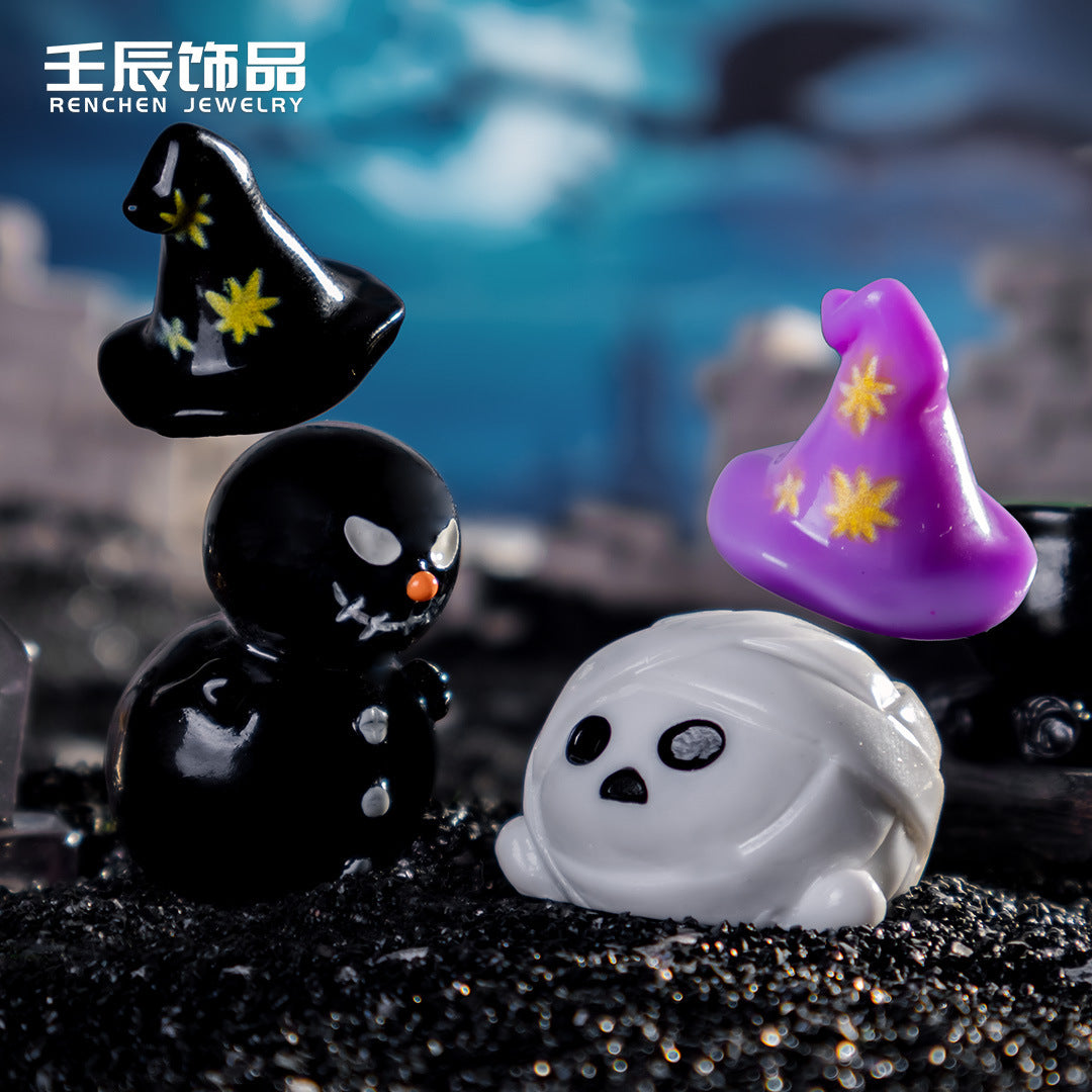 Wholesale Horror  Glow-in-the-Dark Resin Ornament Decorative Accent for DIY Jewelry or Gift Resale