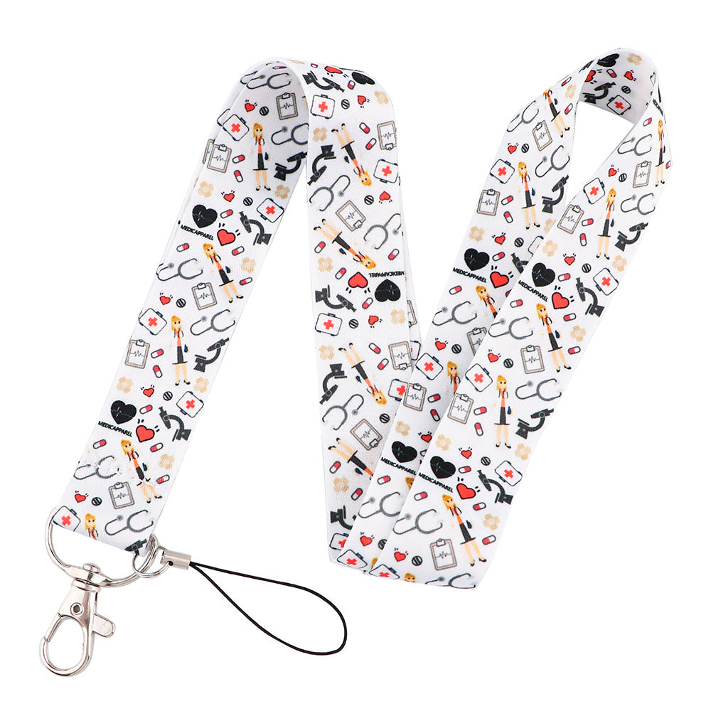 Wholesale Cartoon Doctor Series Phone Lanyard Keychains