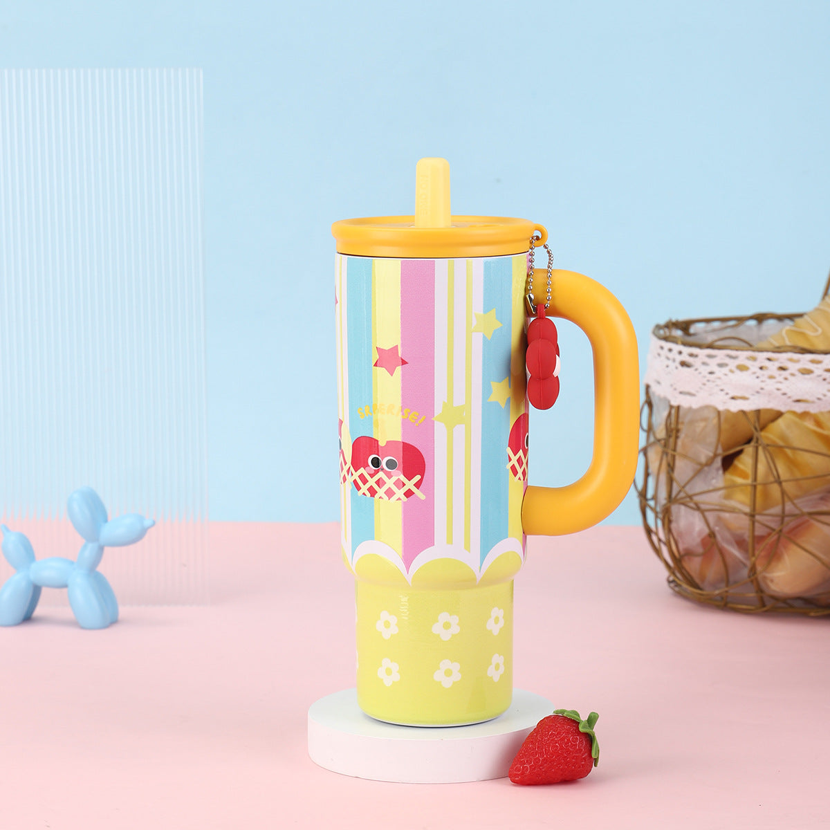 Wholesale cute portable stainless steel thermos cup