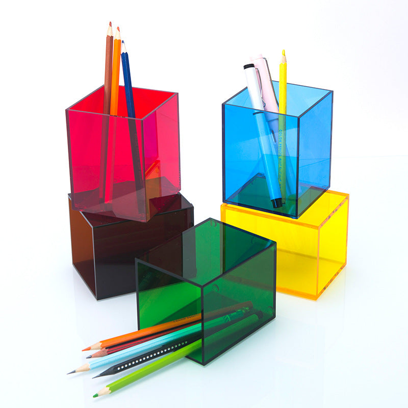 Wholesale Colorful Simple Acrylic Pen Holder  OLY Exclusive