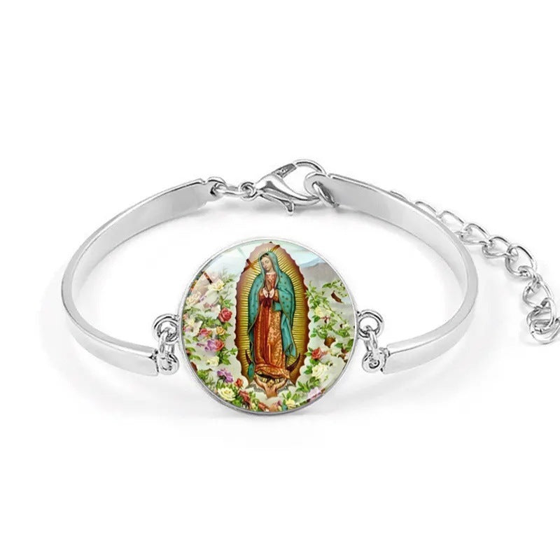 Wholesale Creative jewelry set time gem necklace earrings bracelet