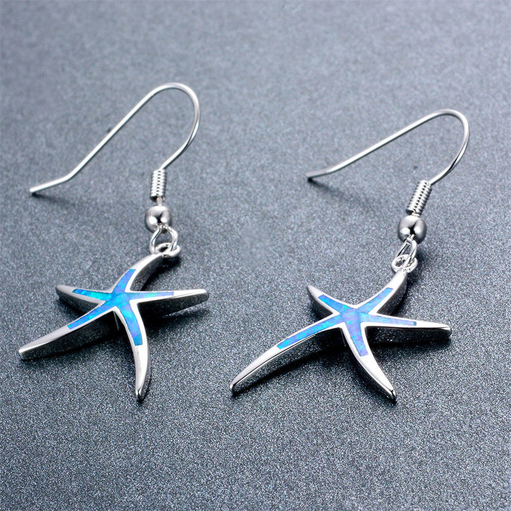 Wholesale Elongated starfish earrings