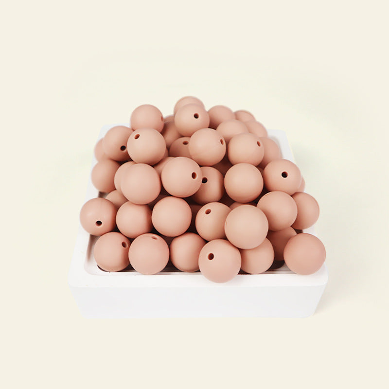Wholesale 100pcs/pack Silicone round beads DIY handmade beads