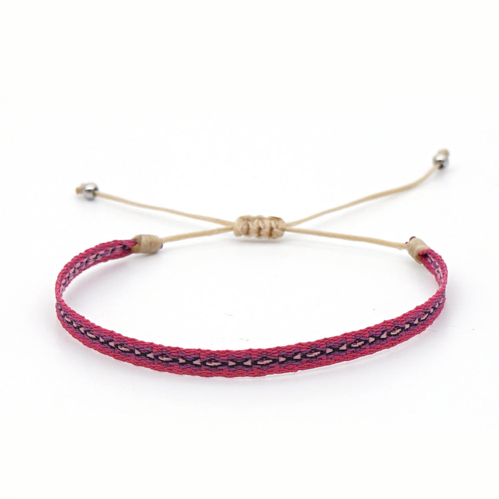 Wholesale Bohemian Woven Silk Thread Bracelet