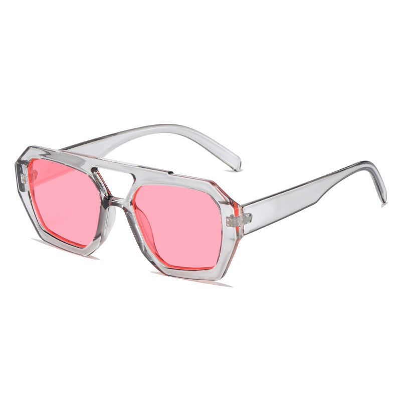 Wholesale Square Double Beam PC Sunglasses