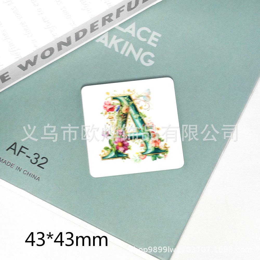 Wholesale 10pcs Cartoon Square Butterfly Personalized Bag FlatBack