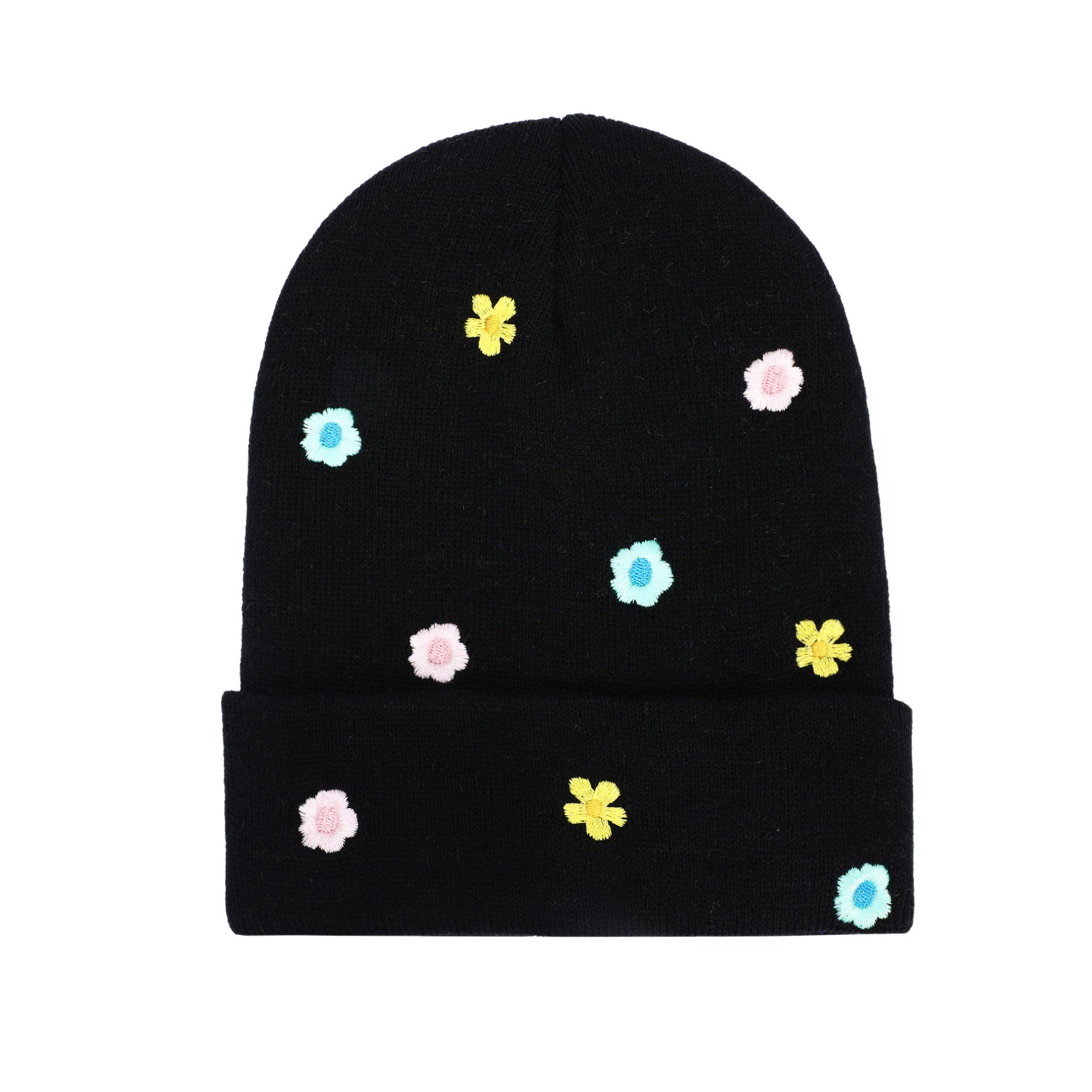 Wholesale Warm Beanie Printed Embroidered Knitted Hat