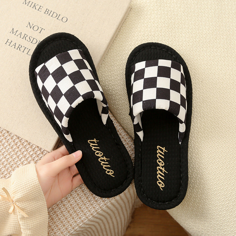 Wholesale Non-slip soft-soled couple indoor silent cloth-soled slippers