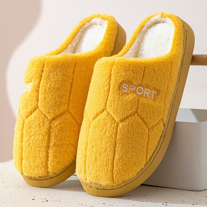 Wholesale Plush Thick Bottom Autumn and Winter Slippers