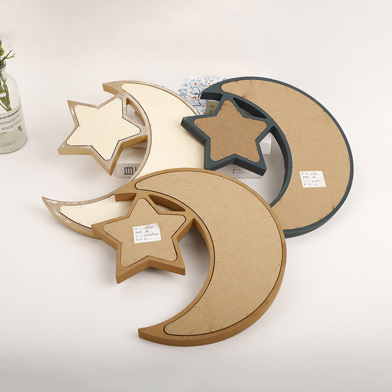 Wholesale of Wooden Moonlit Tray Ornaments