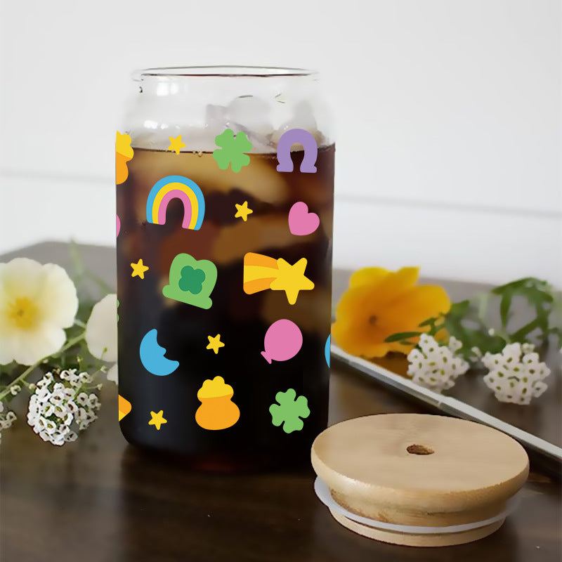 Wholesale Green forest 16oz Cup UV DTF Wraps