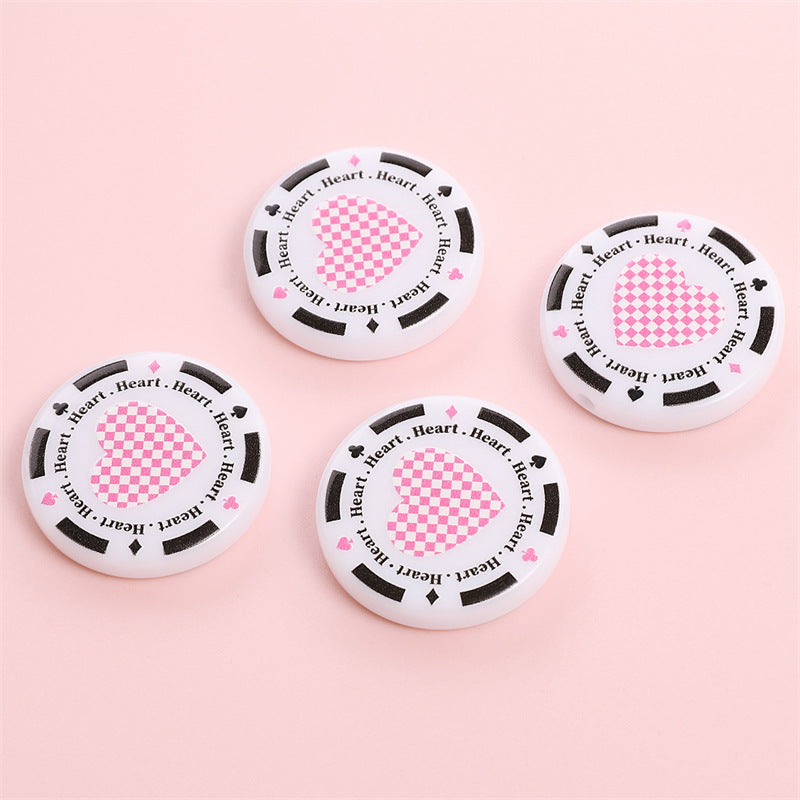 Wholesale  Printed Beads Cartoon Beaded Handmade DIY  Acrylic Beads