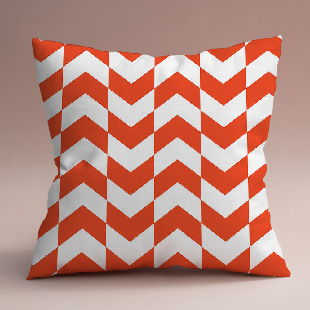 Wholesale Geometric Pattern Short Plush Pillowcases